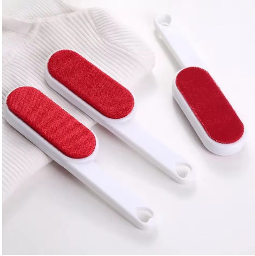 Self-cleaning Lint Sticking Roller 2 Sides Dedusting Brush Pet Hair Remover Brush Removing Dog Cat Hair from Sofa Carpet Clothes
