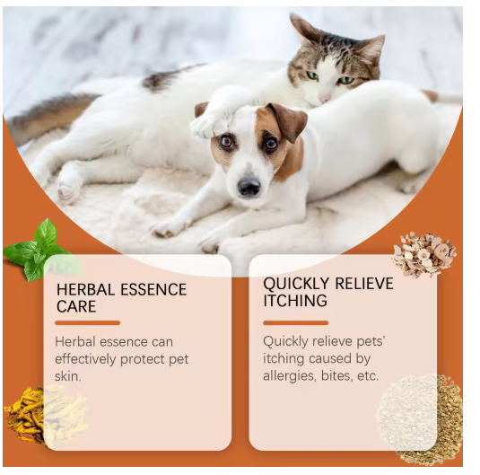 New Pet Antiitch Antiallergic Cream Skin Soothing Recovery Care Herbal