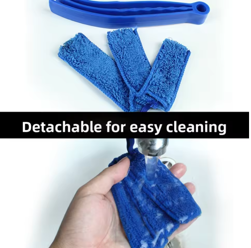 Household Cleaning Brush Dust Removal Dusters Cleaning Tools Removable Machine Washable Microfiber For Windows Curtains Blinds